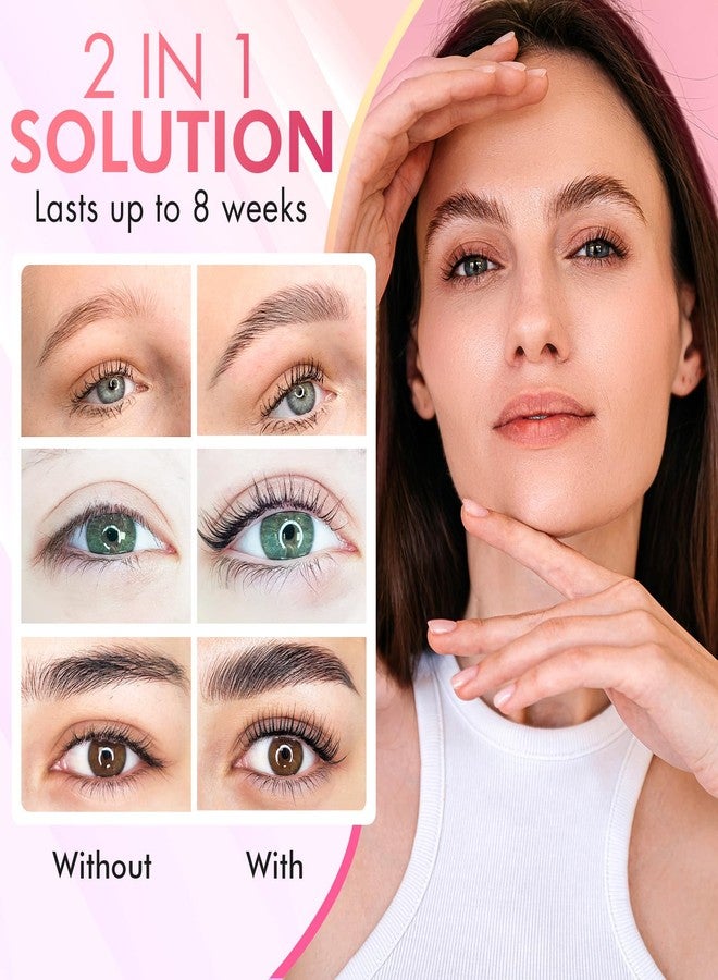 BLOOMORA Lash Lift Kit & Eyebrow Lamination Kit, 2-in-1 Solution, At-Home Brow Lamination, Lasts 6-8 Weeks, 15 Applications, Beginner/Professional, Eyelash Lift, DIY Brow & Lash Perm - BLK6 - Image 3